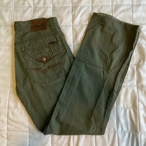 Seven7 Green Denim Jeans Pants Size 31